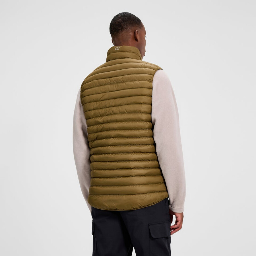 mens vaskye synthetic insulated vest - brown berghaus