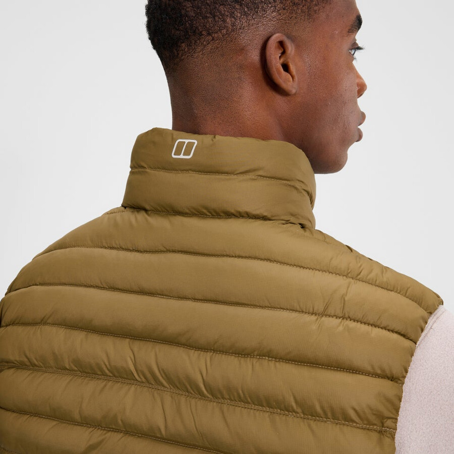 mens vaskye synthetic insulated vest - brown berghaus