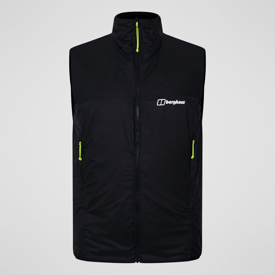 mens mtn arete synthetic vest - black berghaus
