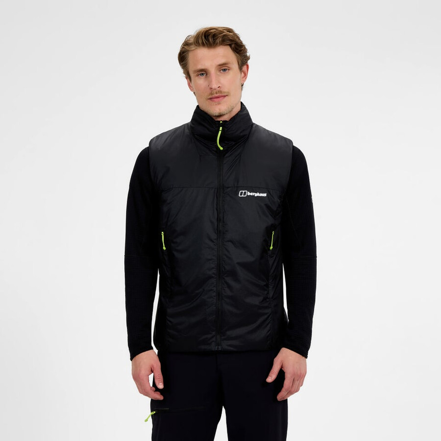 mens mtn arete synthetic vest - black berghaus