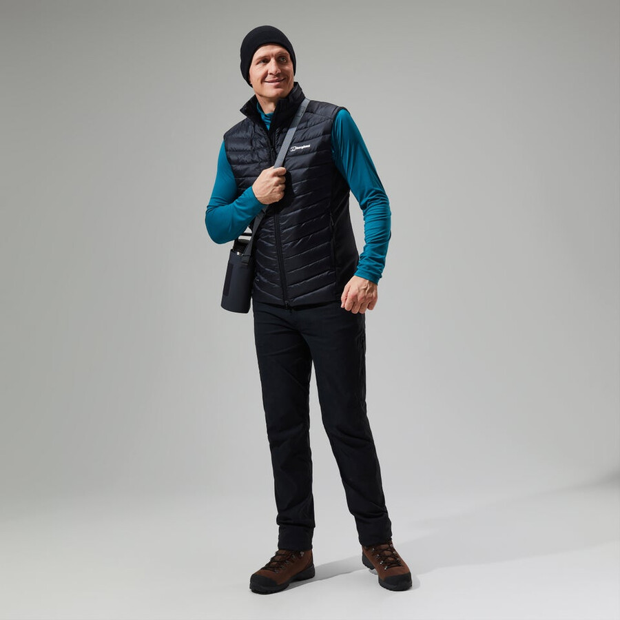 mens tephra 2.0 insulated gilet - black berghaus