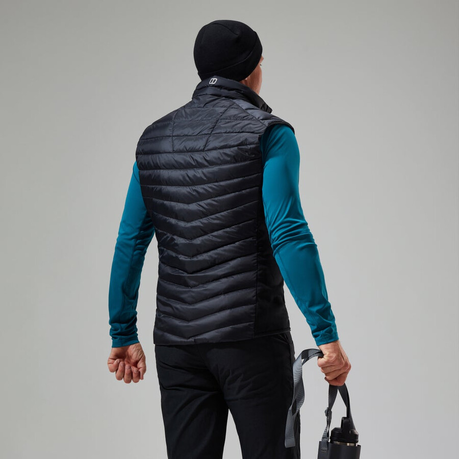 mens tephra 2.0 insulated gilet - black berghaus
