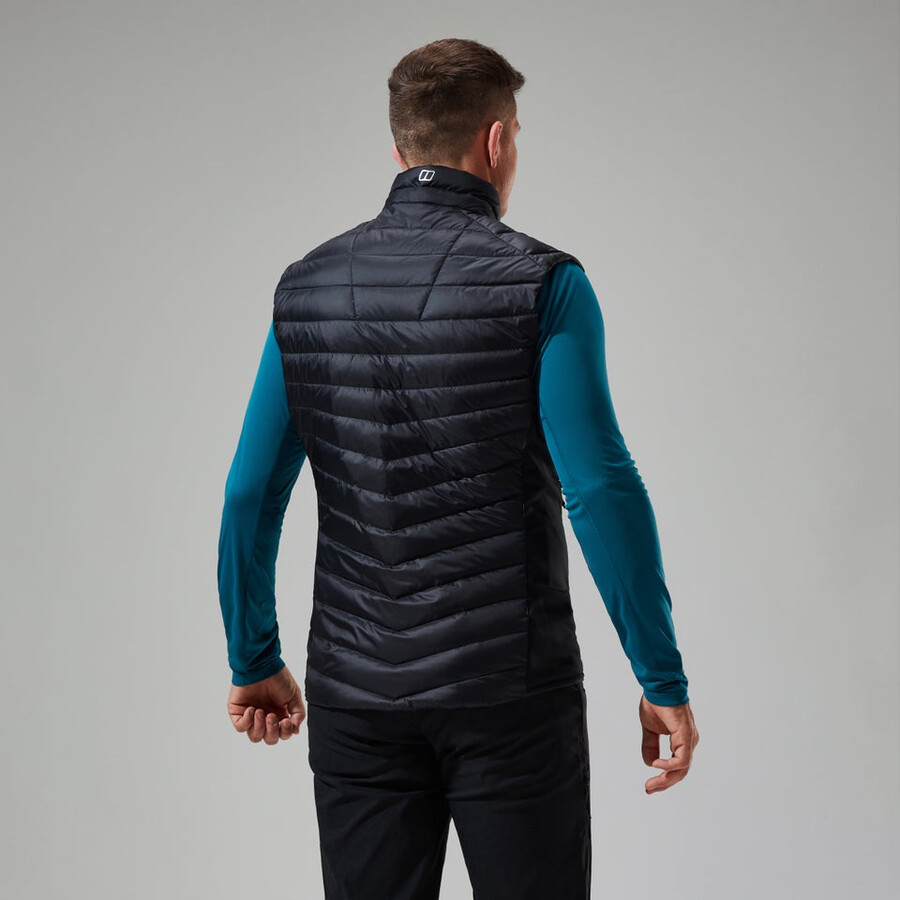 mens tephra 2.0 insulated gilet - black berghaus