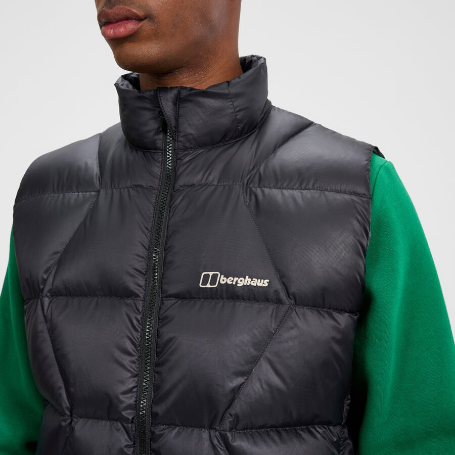 mens explorer down vest - black berghaus