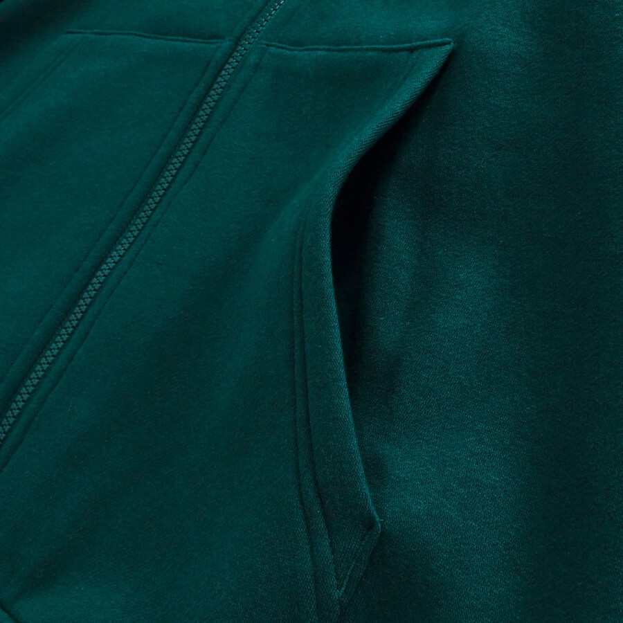 mens logo full zip hoodie - green berghaus