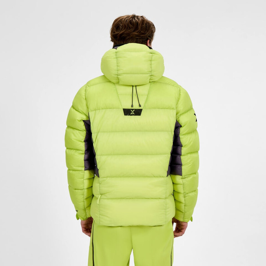 mens mtn arete ultra down hoody - yellowpurple berghaus