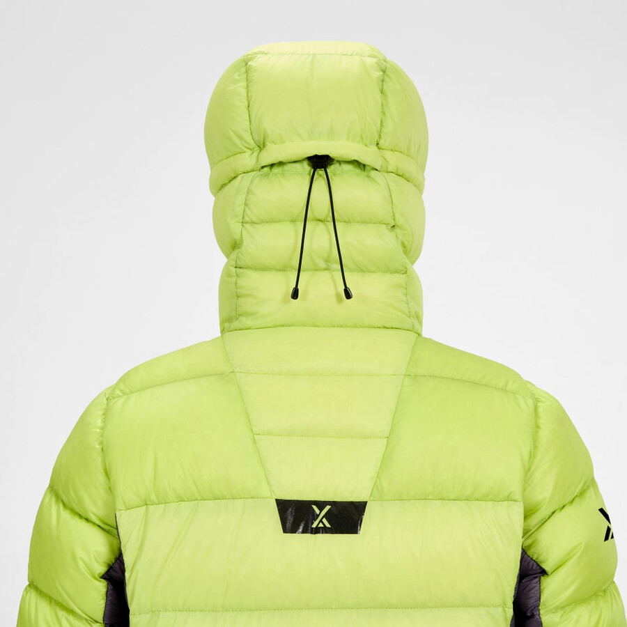 mens mtn arete ultra down hoody - yellowpurple berghaus