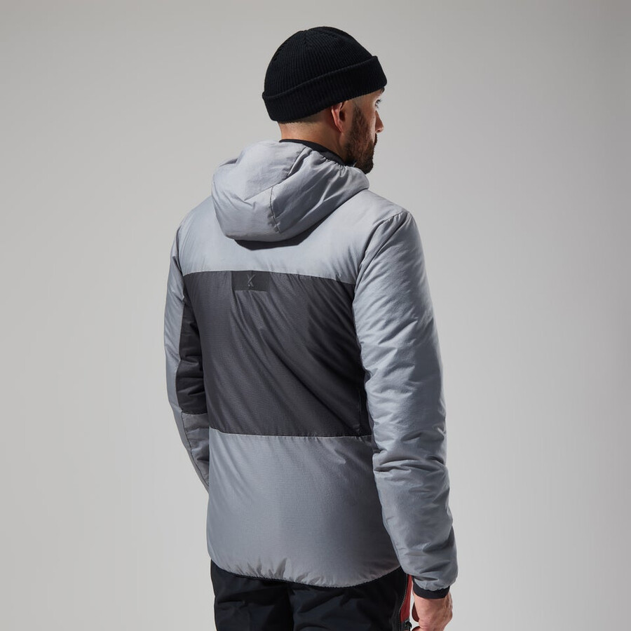 mens mtn arete lb synthetic hoody - grey berghaus