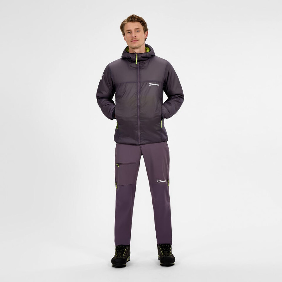 mens mtn arete synthetic hoody - purple berghaus
