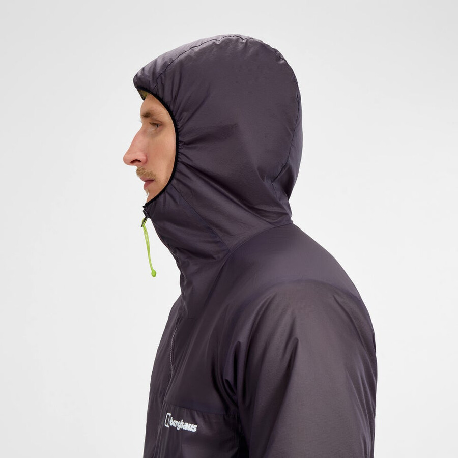 mens mtn arete synthetic hoody - purple berghaus