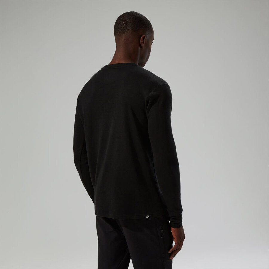 mens ivyhill crew - black berghaus