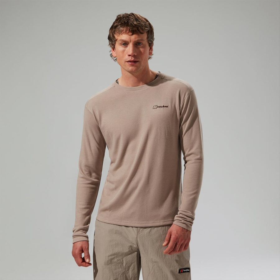 mens ivyhill crew - grey berghaus