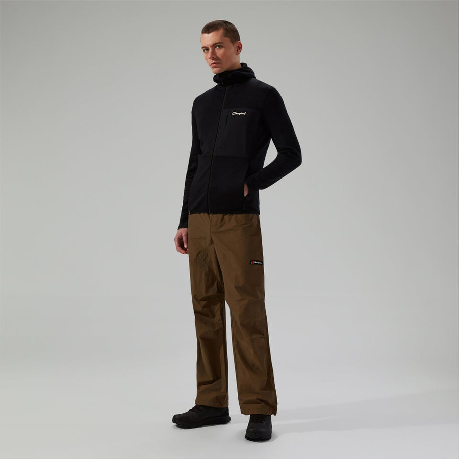 mens ridge-hiker hooded jacket - black berghaus