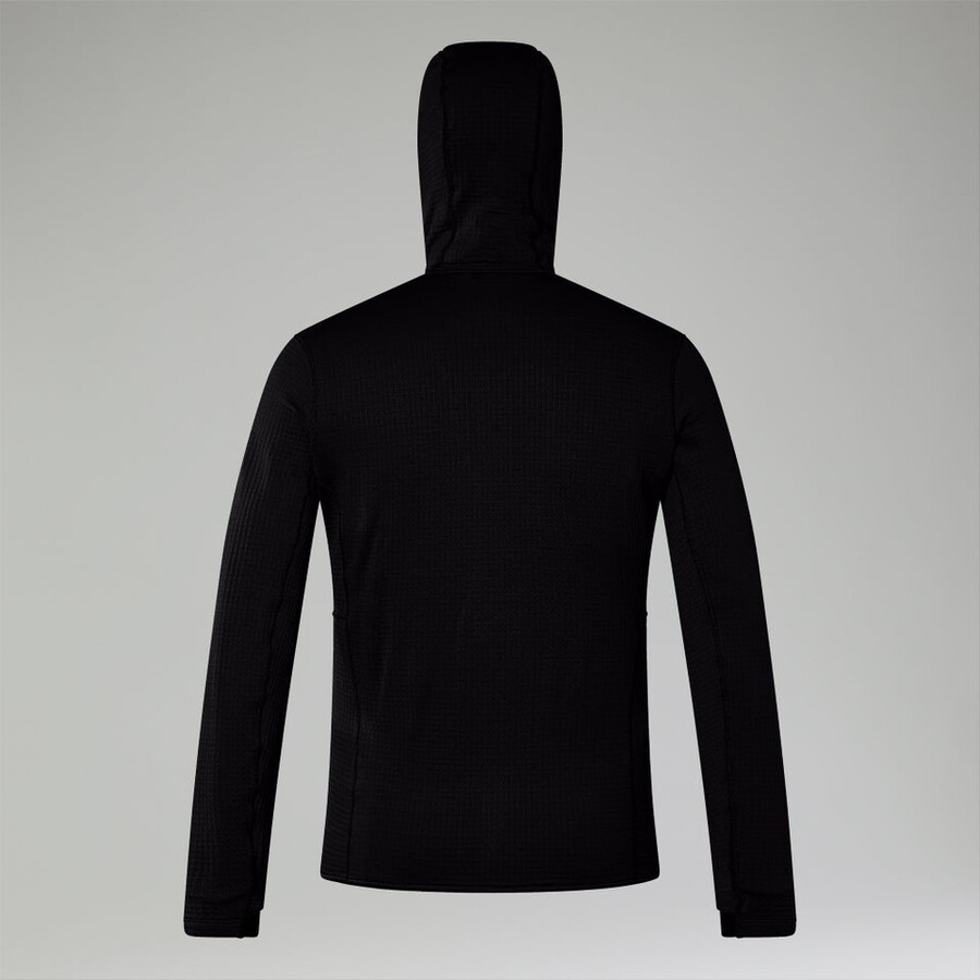 mens ridge-hiker hooded jacket - black berghaus