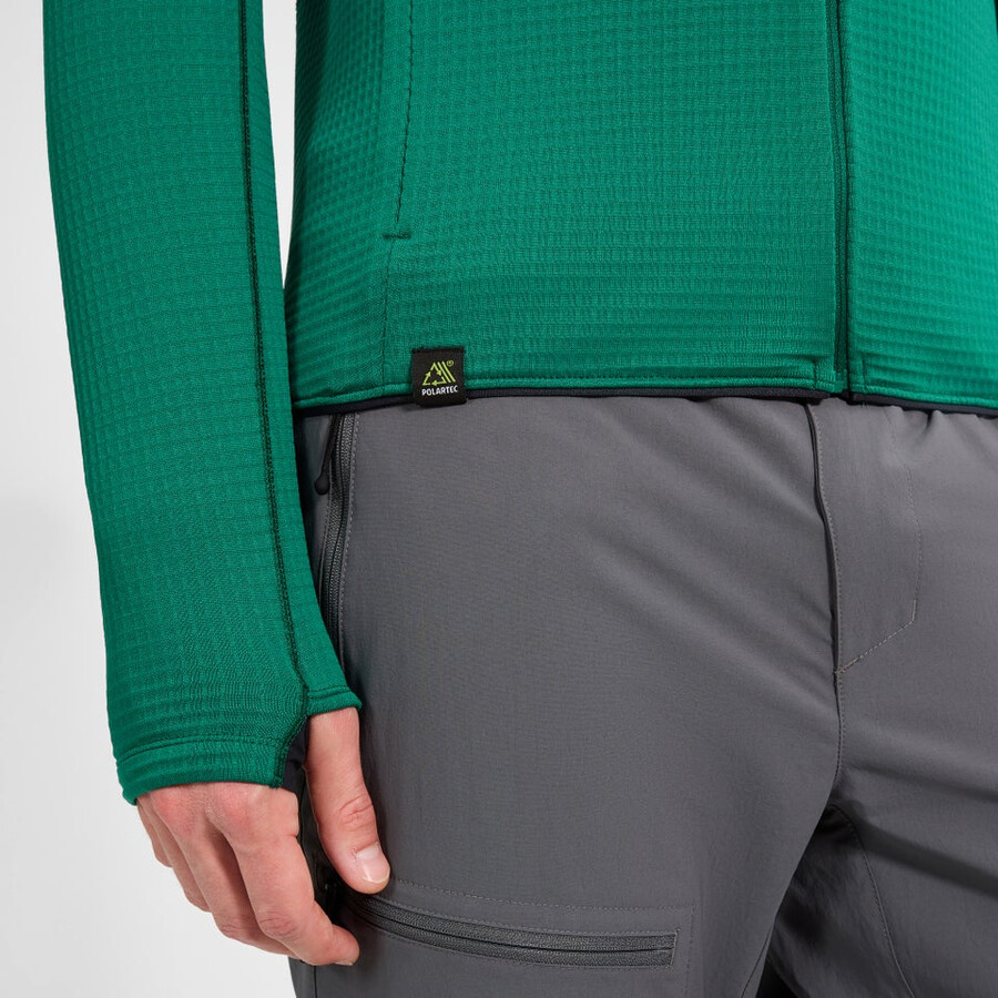 mens ridge-hiker hooded jacket - greenblack berghaus