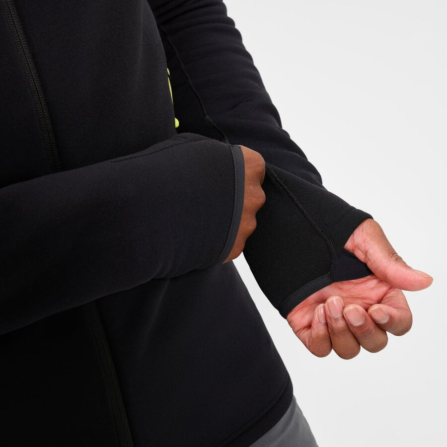mens kinetic powerstretch hoody - black berghaus
