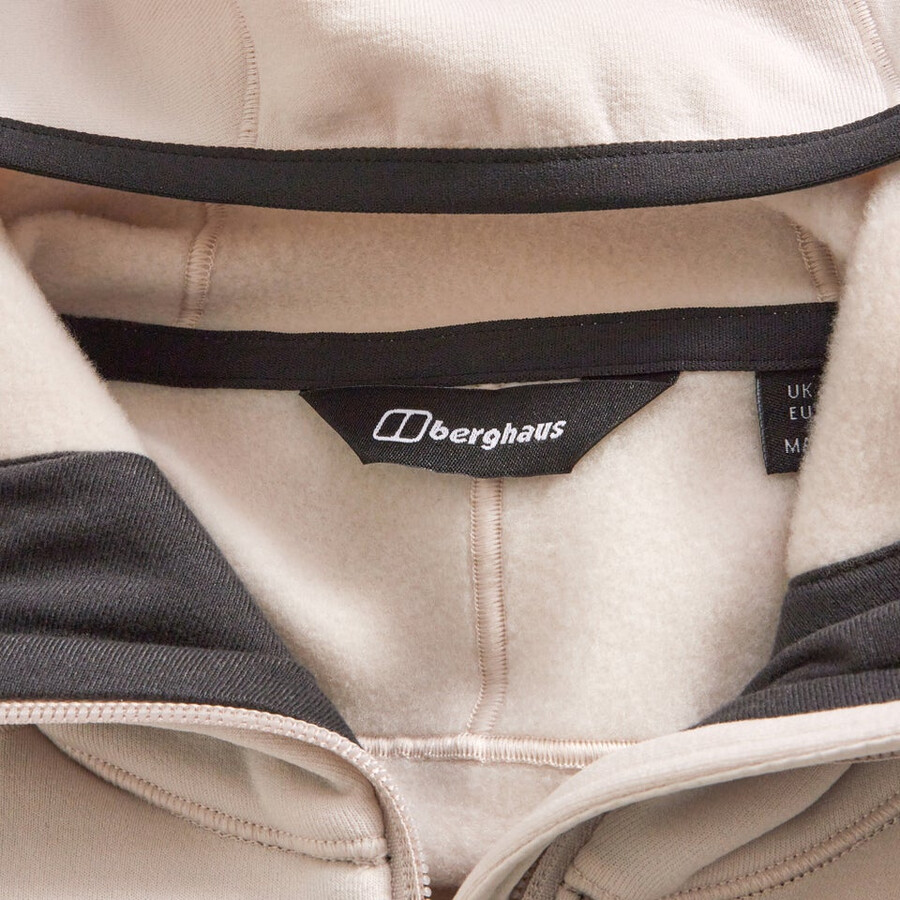mens kinetic powerstretch hoody - grey berghaus