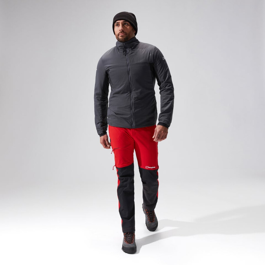 mens mtn guide mw hybrid jacket - greyblack berghaus