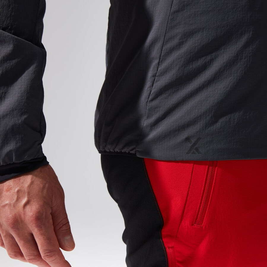 mens mtn guide mw hybrid jacket - greyblack berghaus