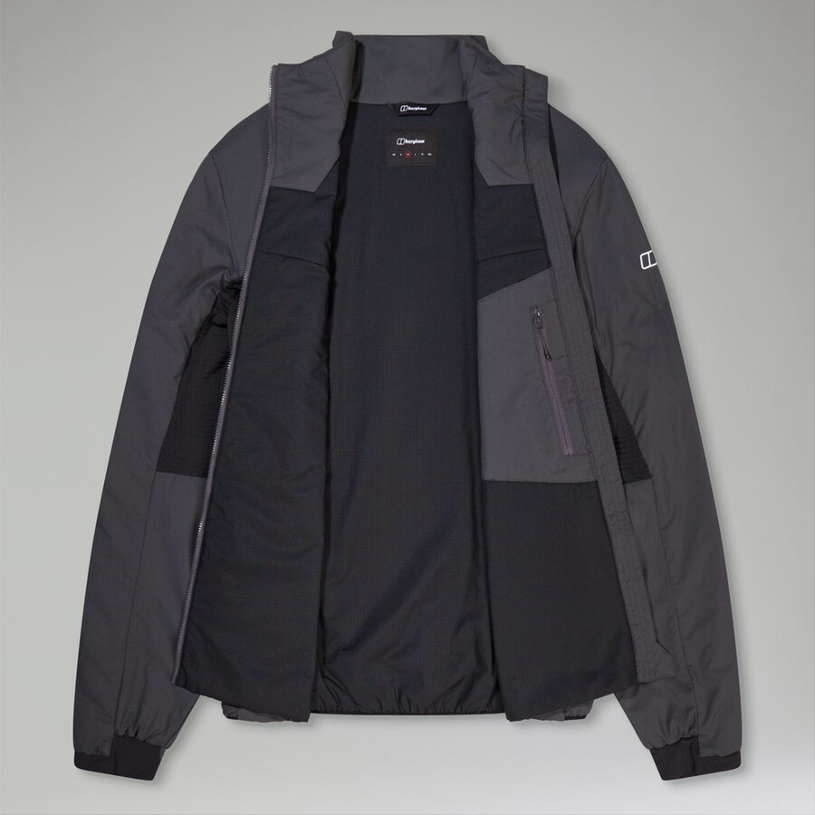 mens mtn guide mw hybrid jacket - greyblack berghaus