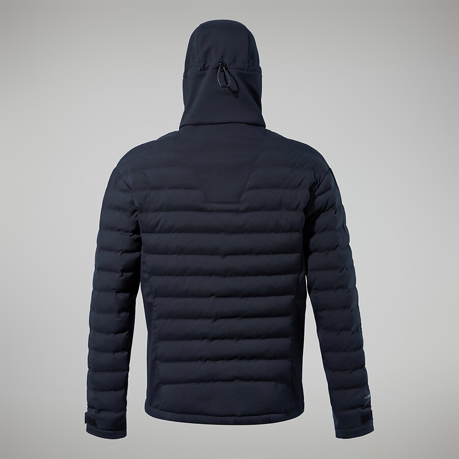 mens theran hybrid hooded jacket - black berghaus