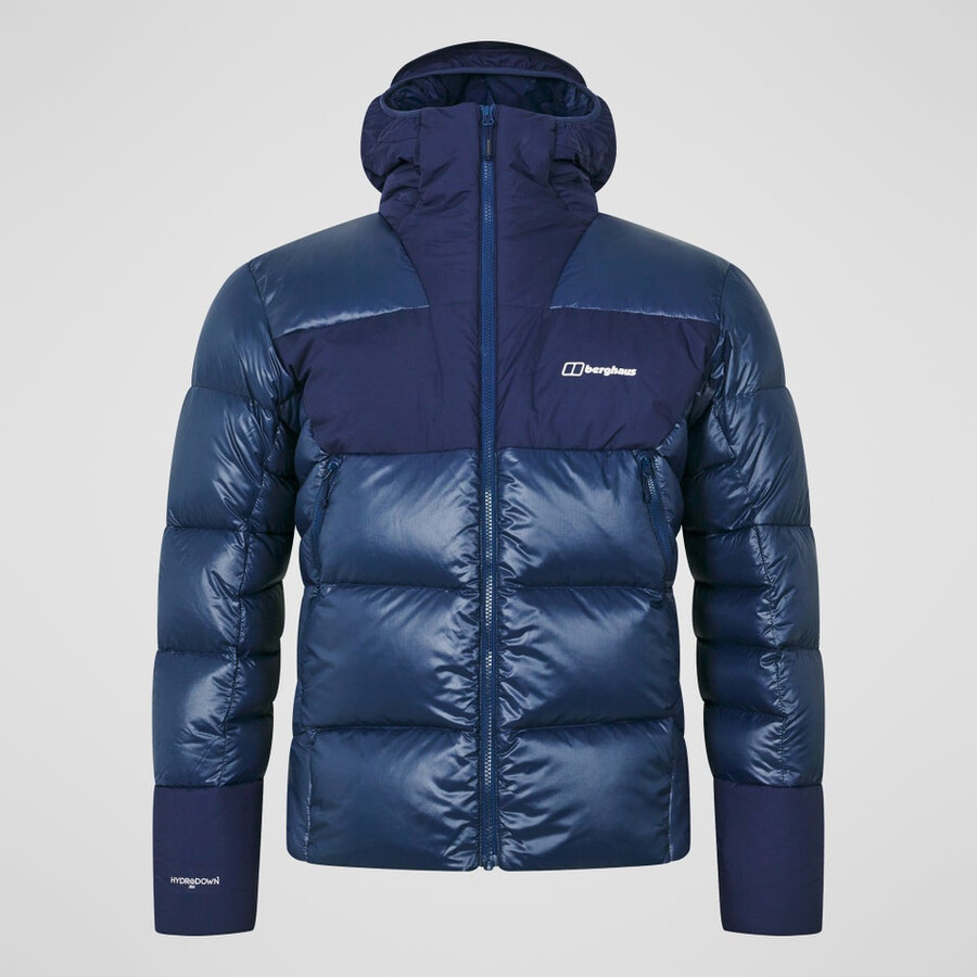 mens urb arkos reflect down insulated jacket - dark blue berghaus