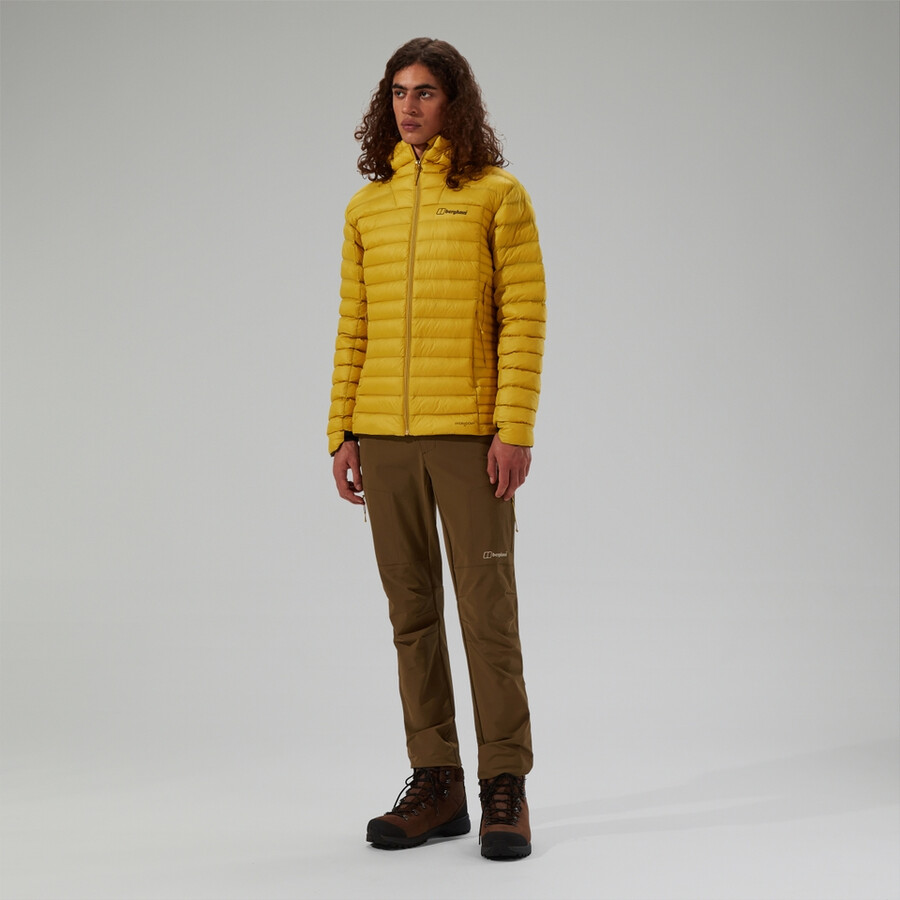 mens ridge-nomad hybrid insulated jacket - yellow berghaus