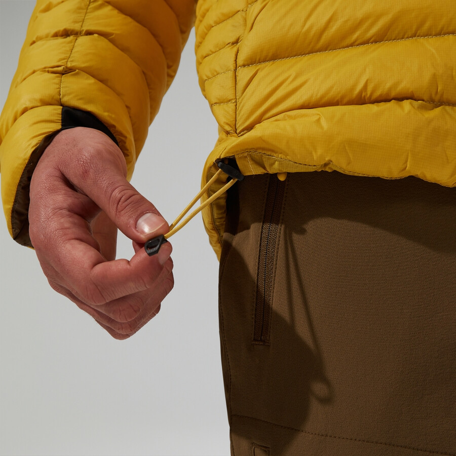 mens ridge-nomad hybrid insulated jacket - yellow berghaus