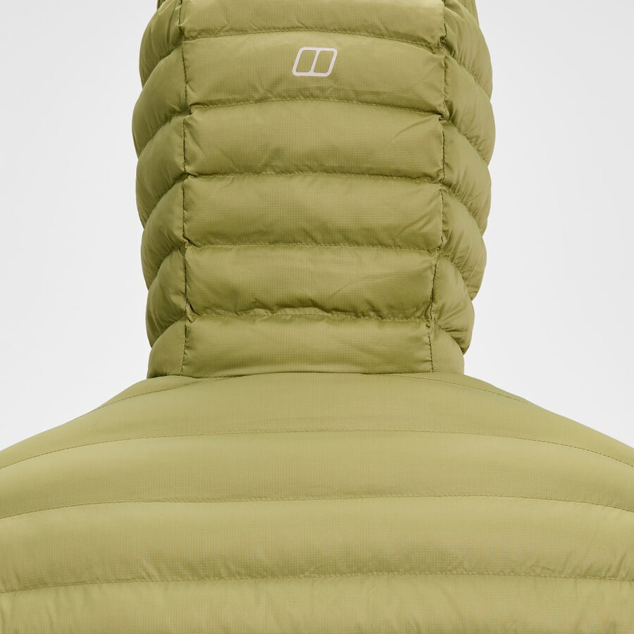 mens vaskye hooded synthetic insulated jacket - green berghaus