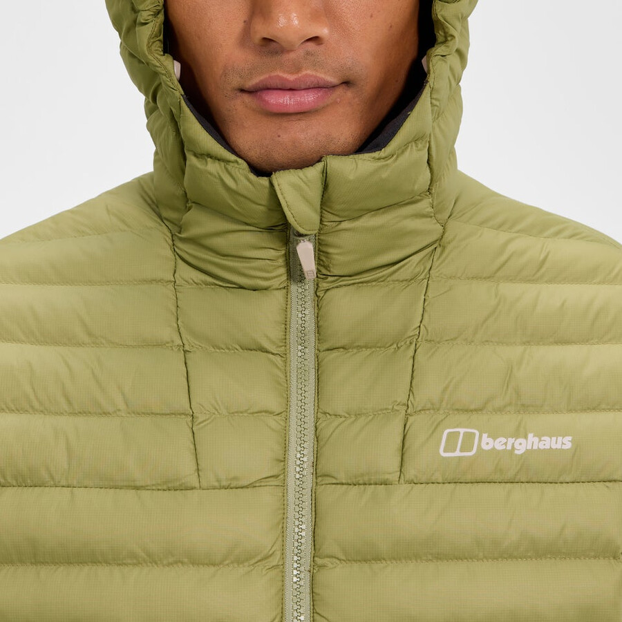 mens vaskye hooded synthetic insulated jacket - green berghaus