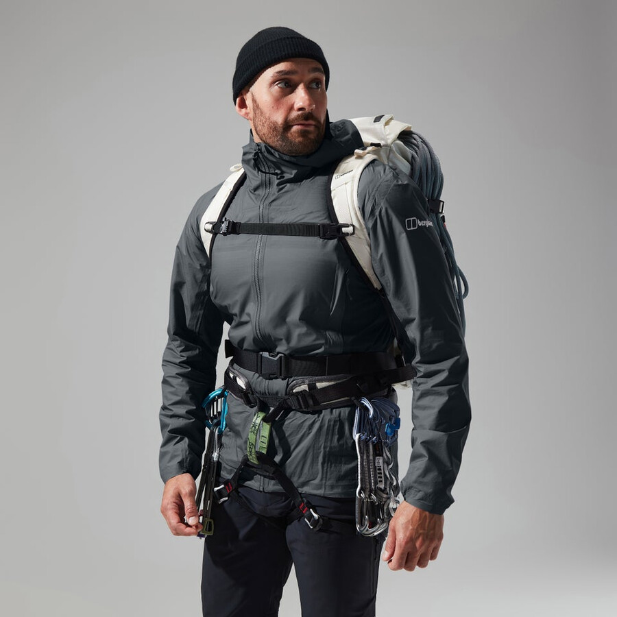 mens mtn guide hyper alpha jacket - greyblack berghaus