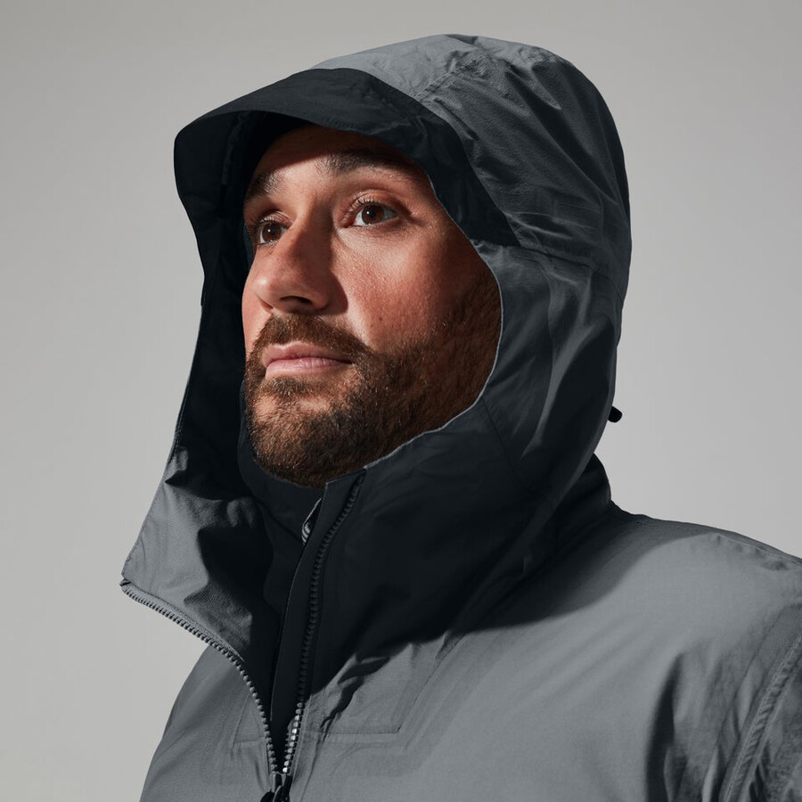 mens mtn guide hyper alpha jacket - greyblack berghaus