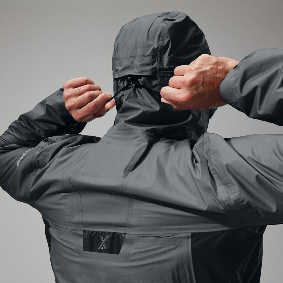 mens mtn guide hyper alpha jacket - greyblack berghaus