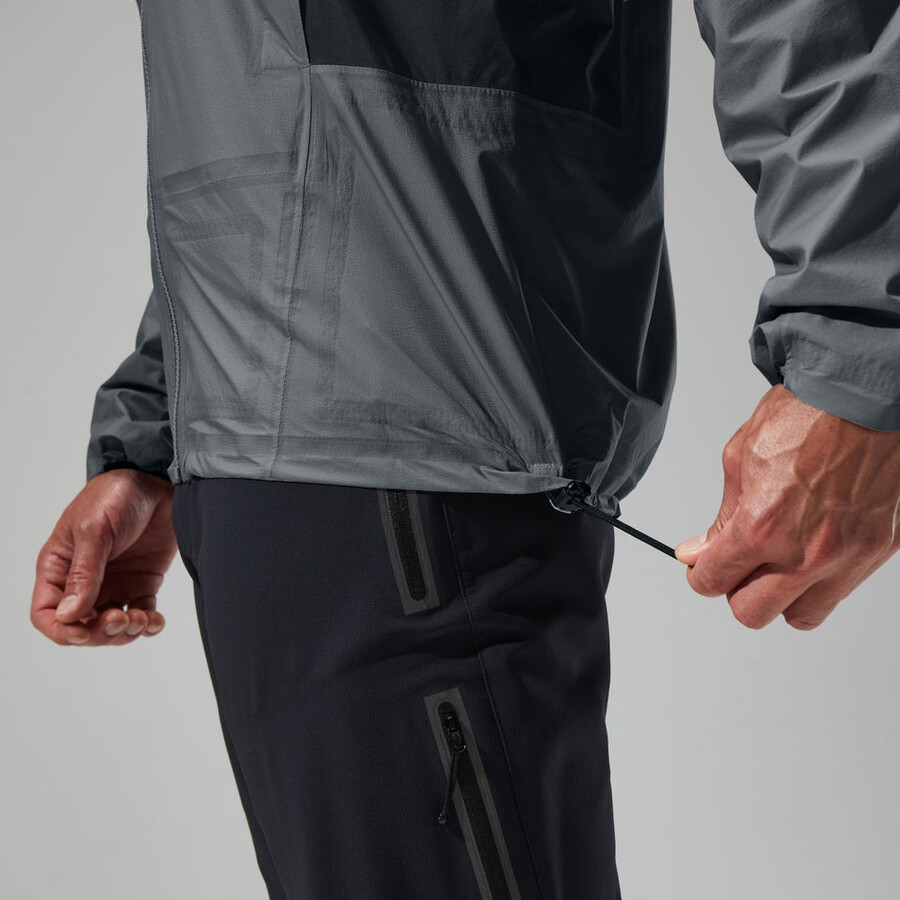 mens mtn guide hyper alpha jacket - greyblack berghaus