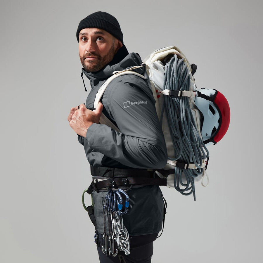 mens mtn guide hyper alpha jacket - greyblack berghaus