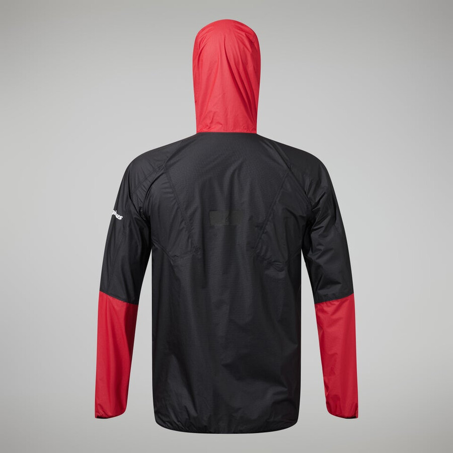 mens mtn guide hyper lt jacket - blackred berghaus