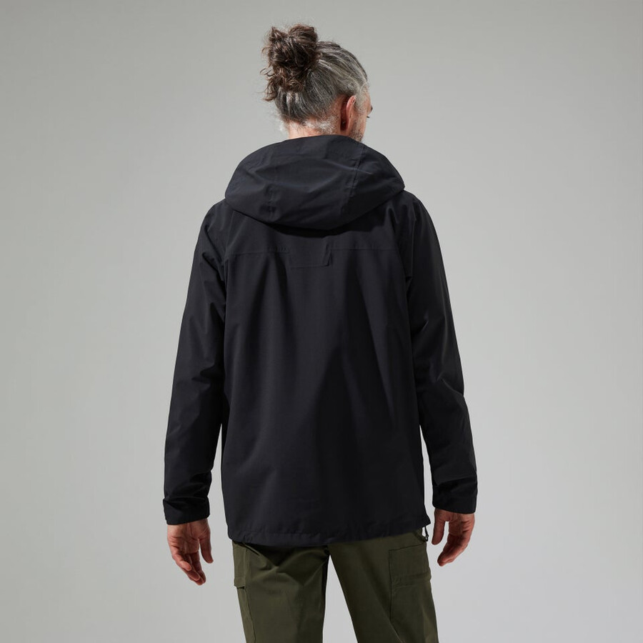 mens arnaby hooded waterproof jacket black berghaus