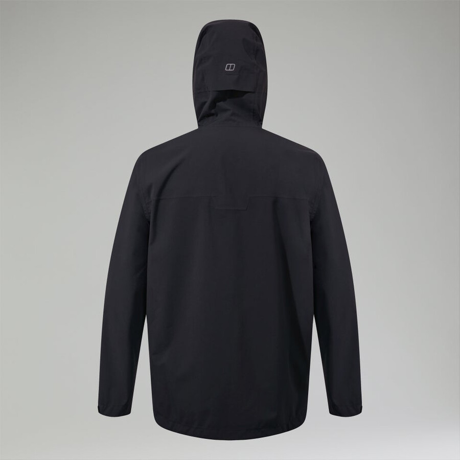 mens arnaby hooded waterproof jacket black berghaus