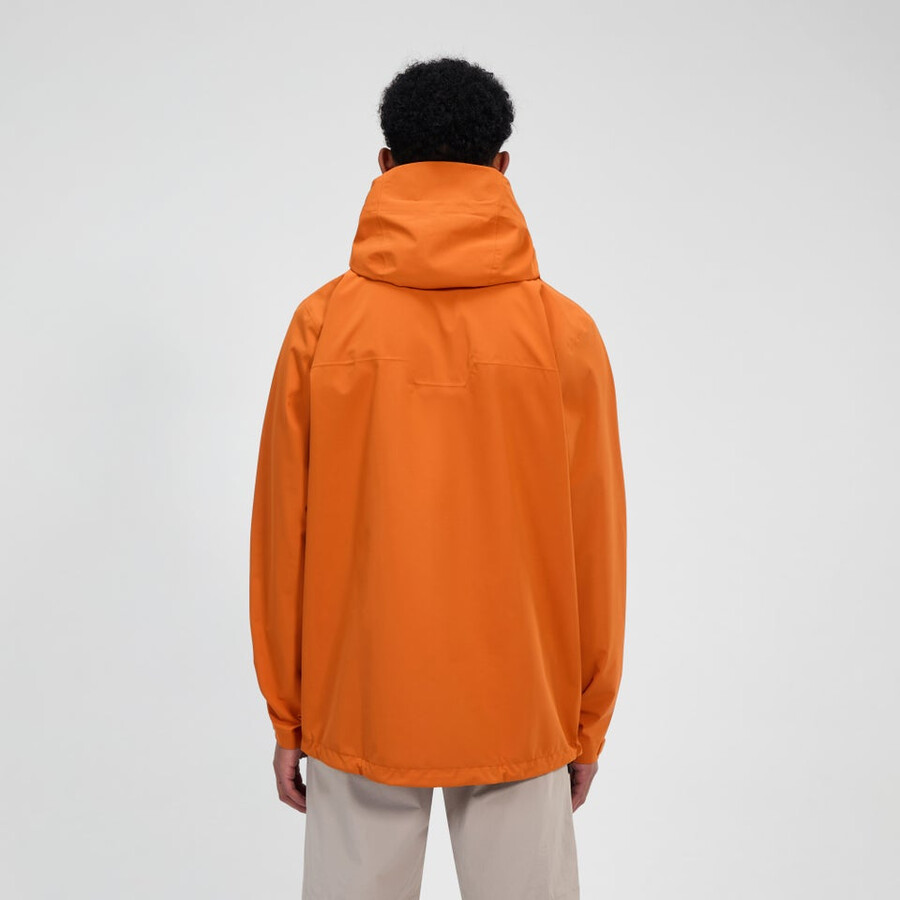 mens arnaby hooded waterproof jacket - orange berghaus