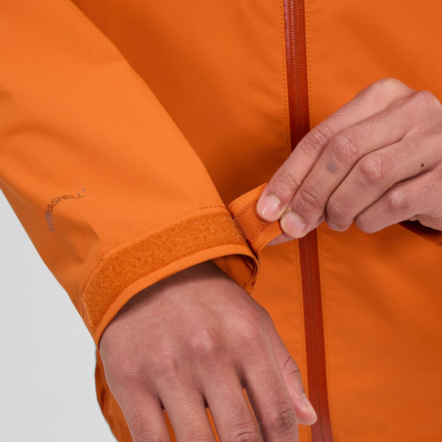 mens arnaby hooded waterproof jacket - orange berghaus