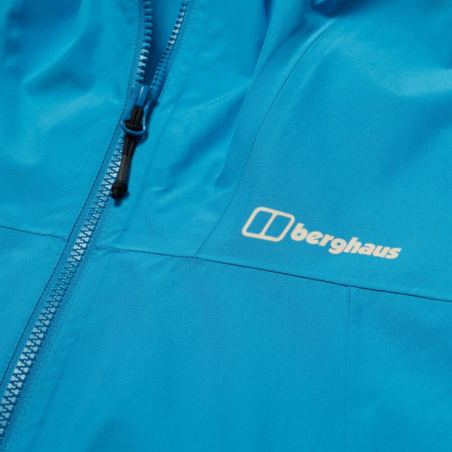 mens deluge pro 3.0 waterproof jacket - blue berghaus