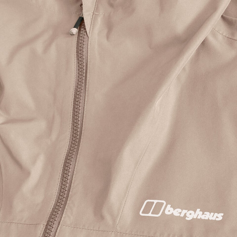 mens deluge pro 3.0 waterproof jacket - natural berghaus