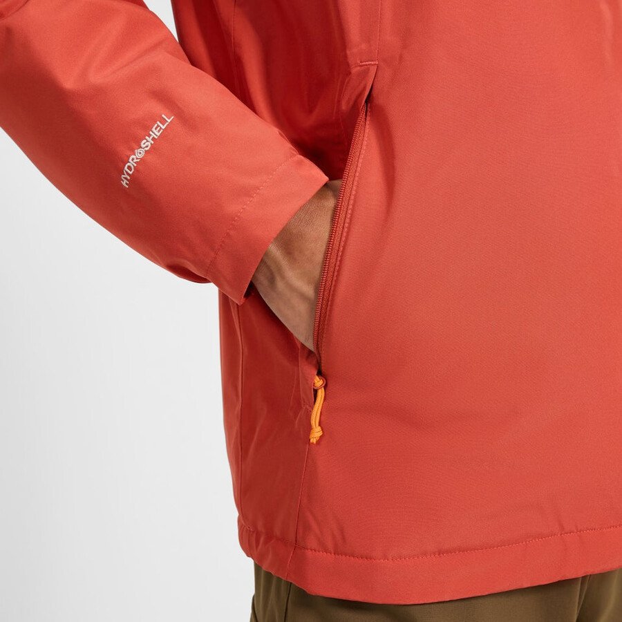 mens deluge pro 3.0 waterproof jacket - orange berghaus