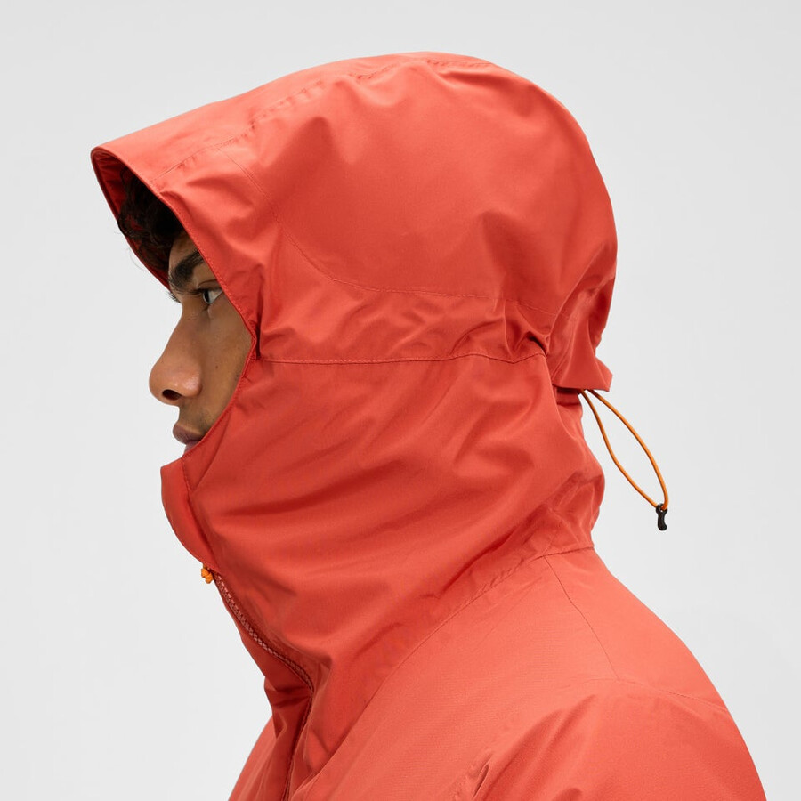 mens deluge pro 3.0 waterproof jacket - orange berghaus