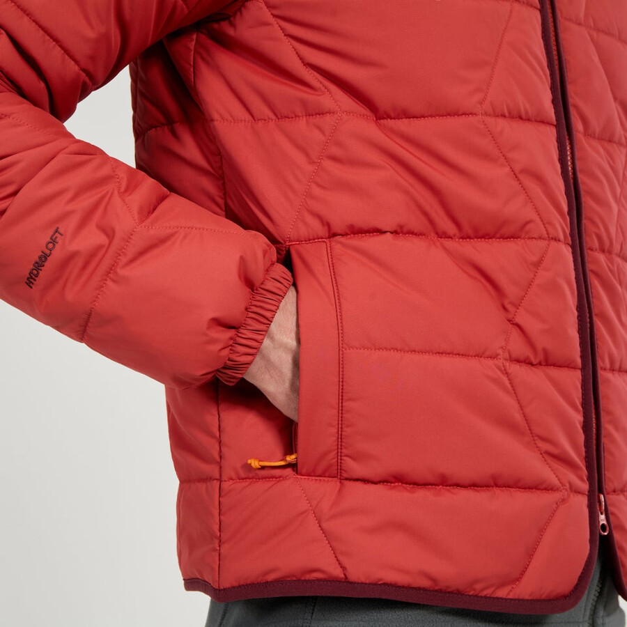 mens netherdene quilted jacket - orange berghaus