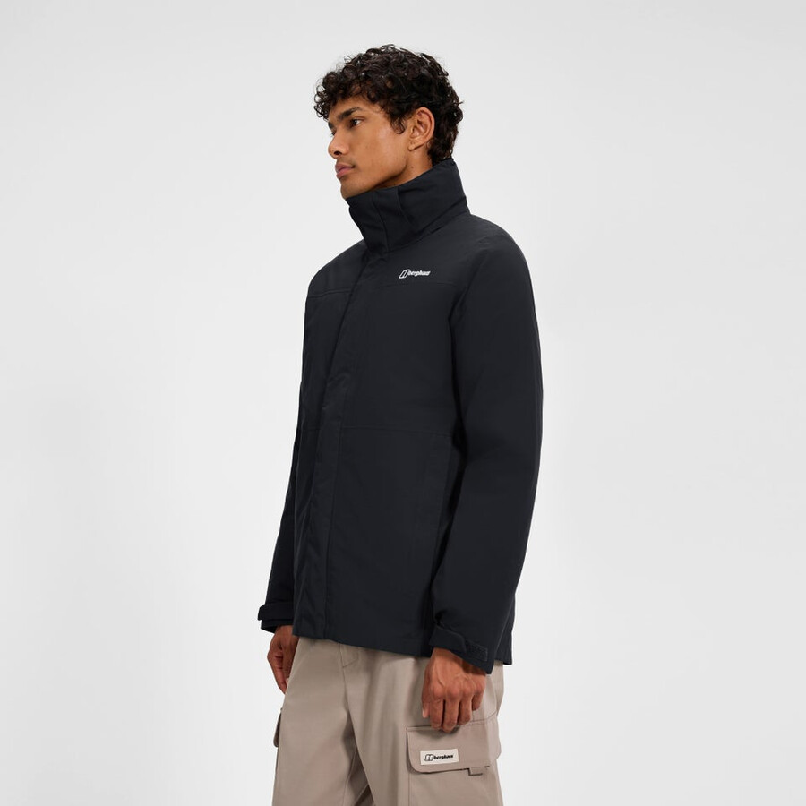 mens hillwalker 2.0 gemini gore-tex waterproof 3in1 jacket - black berghaus