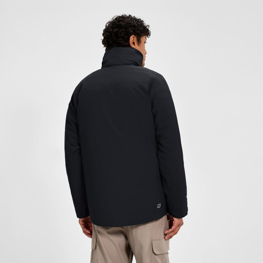 mens hillwalker 2.0 gemini gore-tex waterproof 3in1 jacket - black berghaus