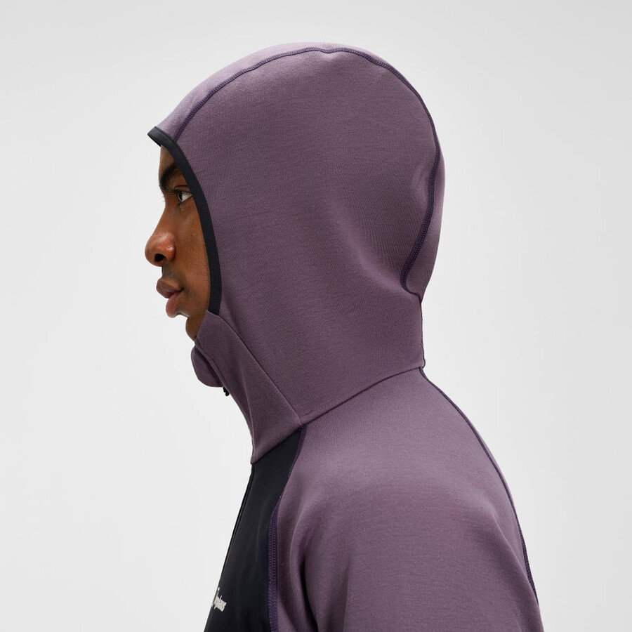 mens trawden hybrid jacket - purpleblack berghaus