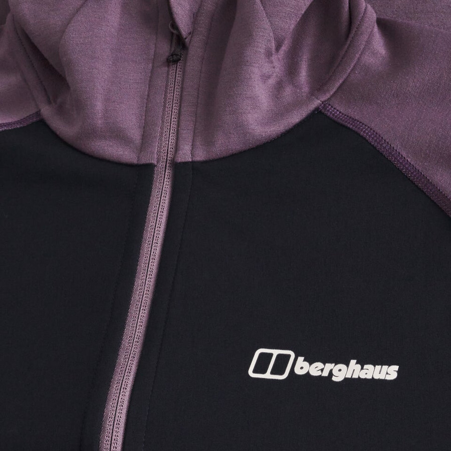 mens trawden hybrid jacket - purpleblack berghaus