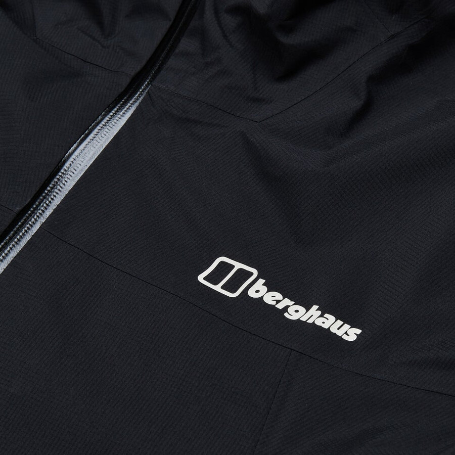 mens summit seeker gore-tex jacket - black berghaus